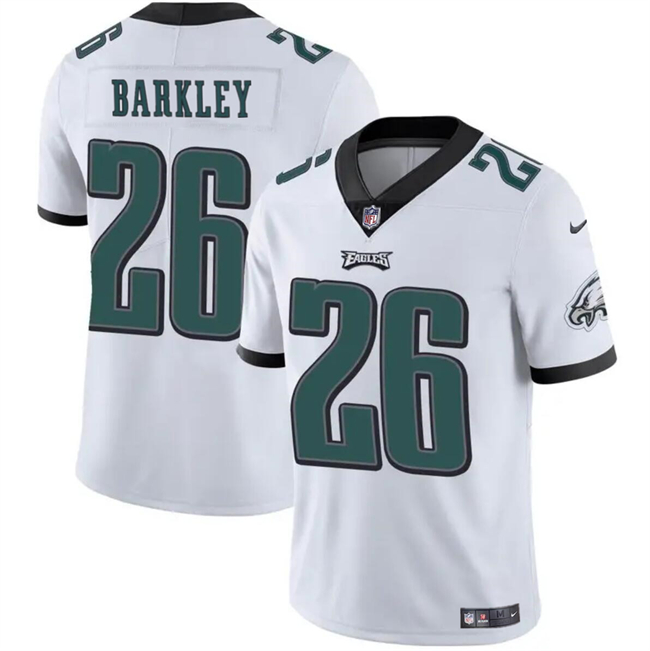 Toddlers Philadelphia Eagles #26 Saquon Barkley White Vapor Stitched Football Jersey Toddlers Philadelphia Eagles #26 Saquon Barkley White Vapor Stitched Football Jersey
